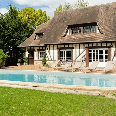 펜션 Superbe Maison Normande Avec Piscine A 3 Minutes De La
